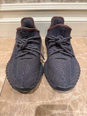 Yeezy Boost 350 V2 Core Black with Brown Trim
